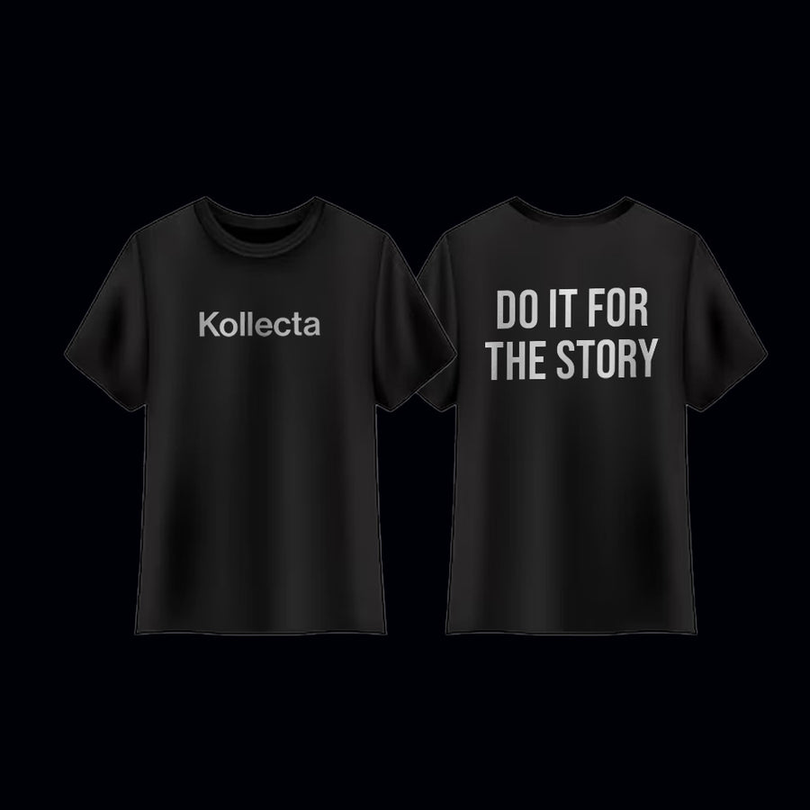 Do It For The Story Tee, Black (Back Print)