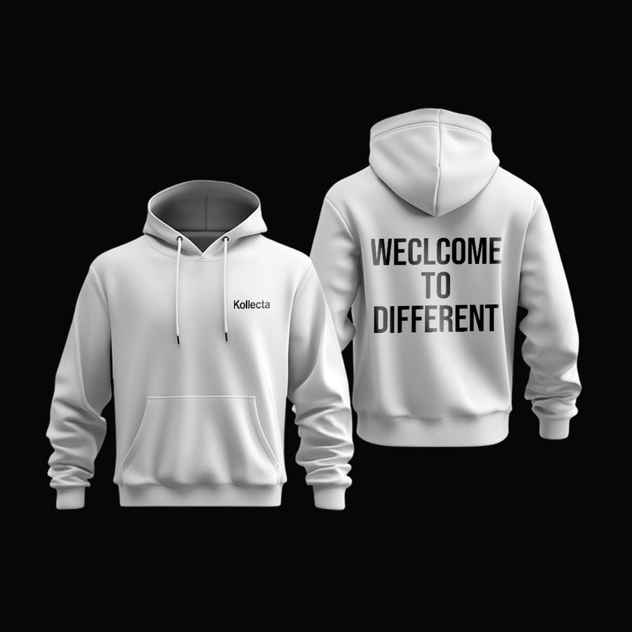 The Welcome To Different Hoodie - White