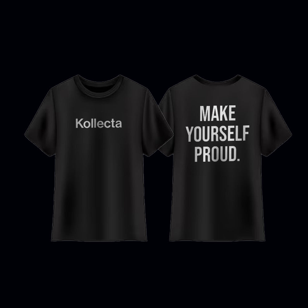 Make Yourself Proud Tee, Black ( Back Print )