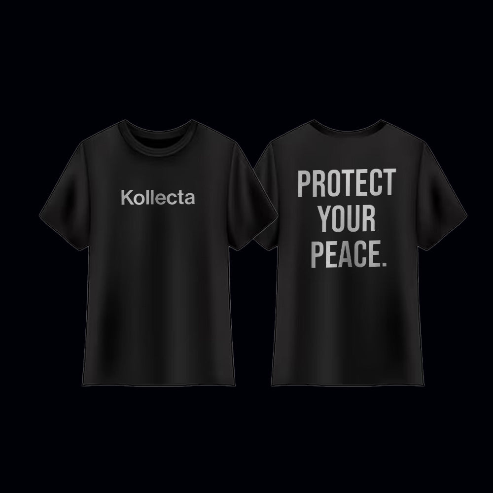 Protect Your Peace Tee, Black ( Back Print )
