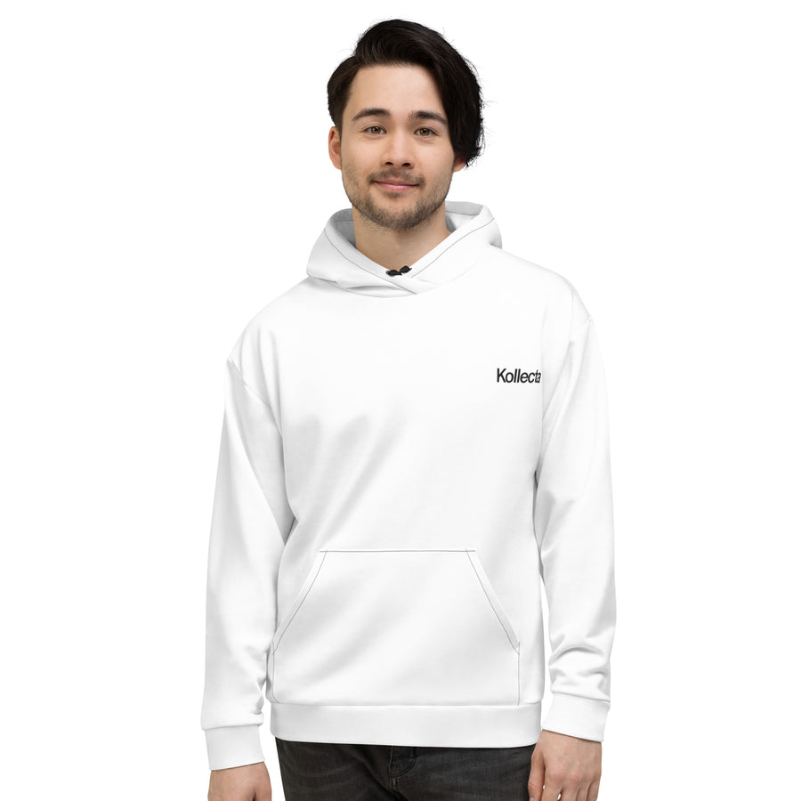 Recover More. Risk Nothing. Hoodie, White