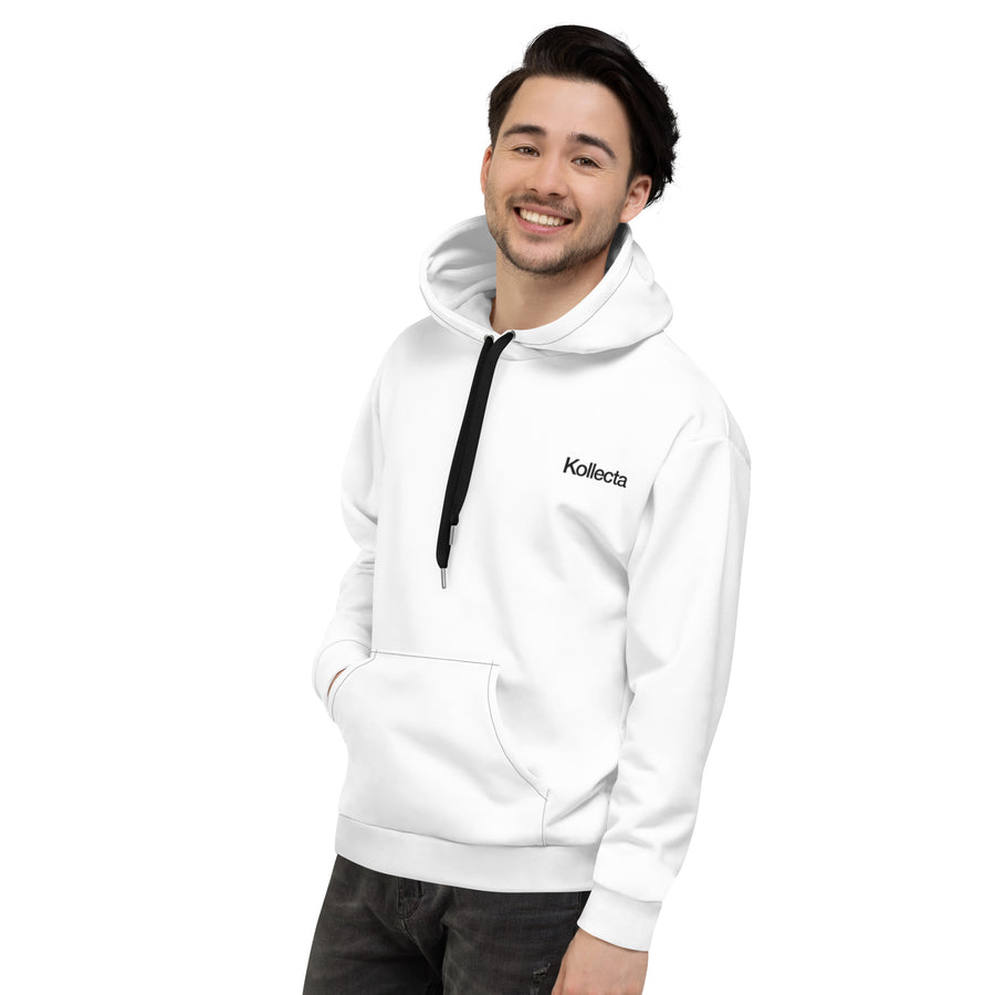 Recover More. Risk Nothing. Hoodie, White