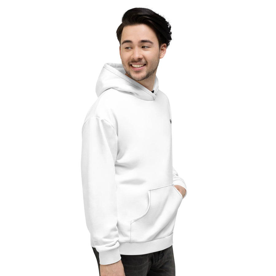 Recover More. Risk Nothing. Hoodie, White