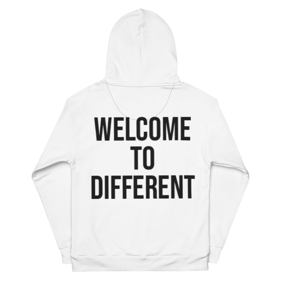 The Welcome To Different Hoodie, White
