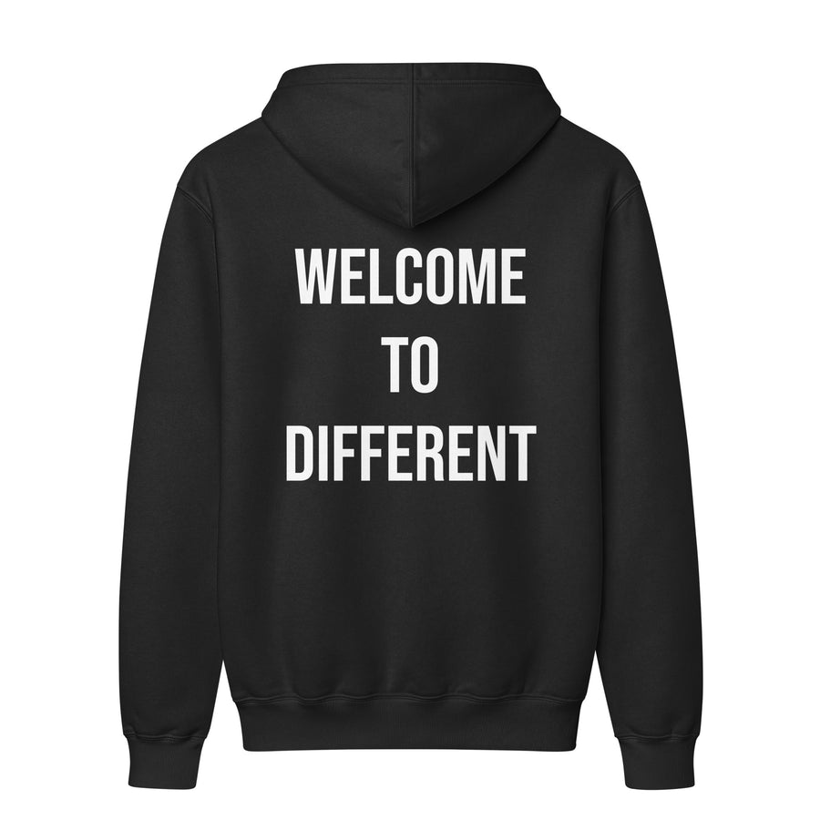 The Welcome To Different Hoodie, Black