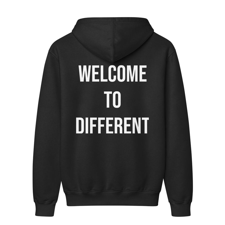 The Welcome To Different Hoodie, Black