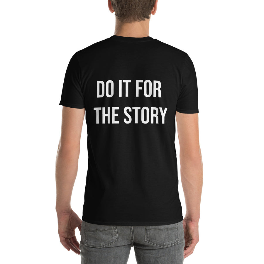Do It For The Story Tee, Black (Back Print)
